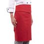 Imagem de Avental de Cintura Vermelho Red Gold Meio Corpo Chef de Cozinha