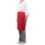 Imagem de Avental de Cintura Vermelho Red Gold Meio Corpo Chef de Cozinha
