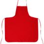 Imagem de Avental De Cozinha 79cm X 68cm Grande Liso Tecido Oxford - Vermelho