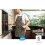 Imagem de Avental de Cozinha com Bolso Tecido Estampado 100% Algodão - Alklin