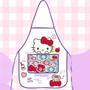 Imagem de Avental infantil com bolso hello kitty leo&leo