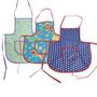Imagem de Avental Infantil de Napa com Bolso - 35cm x 45cm - Impermeável Napa - Cordão de Amarrar Uso dia a dia- Varias Estampas Lindas para Criança - Panami 