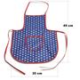 Imagem de Avental Infantil de Napa com Bolso - 35cm x 45cm - Impermeável Napa - Cordão de Amarrar Uso dia a dia- Varias Estampas Lindas para Criança - Panami 