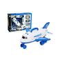 Imagem de Avião Cargueiro com Luz e Som - City - Police Garage - Six-Six-Zero - 22 cm - Yes Toys