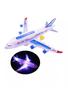 Imagem de Avião Com Som Musica Luz Avião de Brinquedo Presente Avião com Luz Som Led Colorida Pilha Bate Volta