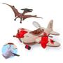 Imagem de Avião de Brinquedo com Dinossauro Pterossauro Premium