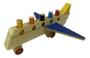 Imagem de Avião De Madeira Com Pinos - Brinquedo Infantil Educativo