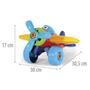 Imagem de Aviao didatico brinquedo educativo aeronave infantil desmonta poliplac