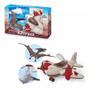 Imagem de Avião Flying Dino 24cm Com Dinossauro - Usual Brinquedos