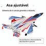Imagem de Avião RC 4K SG-F22 3D - Planador de Combate Elétrico com Controle Remoto