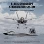 Imagem de Avião RC VEVOR F-22 Fighter - 2 Canais com Estabilizador Giroscópico de 6 Eixos
