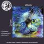 Imagem de Azulejo Decorativo - Gato no Impressionismo - Modelo 3