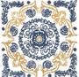 Imagem de Azulejos Colonial Português de porcelana decorativos colonial português kit com 12 peças 