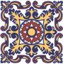 Imagem de Azulejos Colonial Português em porcelana  kit com 12 peças 