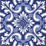 Imagem de Azulejos Colonial Português Porto kit com 12 peças 