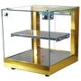 Imagem de B-VFD32 - Vitrine fria Beta 32cm Dourada Dupla com 6 Gelo-X - Bivolt - Omega