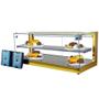 Imagem de B-VFD92 - Beta Vitrine fria 92cm Dourada Dupla com 20 Gelo X - Bivolt - Omega