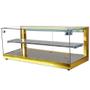 Imagem de B-VFD92 - Beta Vitrine fria 92cm Dourada Dupla com 20 Gelo X - Bivolt - Omega