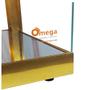 Imagem de B-VFD92 - Beta Vitrine fria 92cm Dourada Dupla com 20 Gelo X - Bivolt - Omega