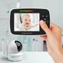 Imagem de Babá Eletrônica Baby Monitor Bebê Tela 3.5 pol Câmera Sem Fio 