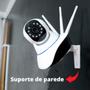 Imagem de Babá Eletrônica Câmera Ip Wifi Visão Noturna S/fio Sensor Alarme Aviso Celular 3 Antenas