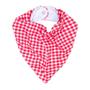 Imagem de Babador Bandana com Estampa Xadrez Vermelho