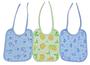 Imagem de Babador Bebe Impermeavel 20x24cm Kit Com 3 Unidades