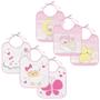 Imagem de Babador Bebê Impermeável Bandana Felpudo Kit 3 Unidades Incomfral Algodão Com Forro PVC 100% Algodão
