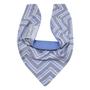 Imagem de Babador de Bandana - Chevron Azul - Laura Baby