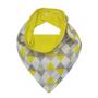 Imagem de Babador de Bandana - Losango Amarelo - Laura Baby