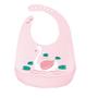 Imagem de Babador De Silicone Bichos Rosa Cisne Kababy