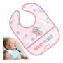 Imagem de Babador Multikids Baby Yum! Rosa Impermeável Bolso Coletor