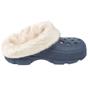 Imagem de Babuche Clog Cross Infantil com Pelo - Azul Marinho