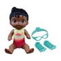 Imagem de Baby Alive Boneca Sunny Swimmer Bebe Piscina Negra Hasbro