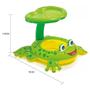 Imagem de Baby Bote Sapinho Com Cobertura Boia Infantil Inflavel Intex