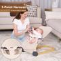 Imagem de Baby Bouncer Winchild Portable com arnês de 3 pontos bege