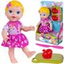 Imagem de Baby Coleção Frutinhas Boneca Divertida Realista Bebê Com Acessórios Faquinha E Fruta - Super Toys