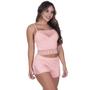 Imagem de Baby Doll Cropped Short Doll Noite sem Bojo Estilo Sedutor - VF81