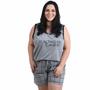 Imagem de Baby Doll Malha Blusa Regata Plus Size G1/G2/G3 Tam Especial