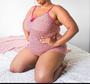 Imagem de Baby doll pijama feminino plus size decote V confortável