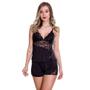 Imagem de Baby Doll Plus Size Liganete Short Doll Pijama Curto Confortável Moda de Baixo - ME40012PL