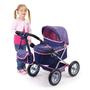 Imagem de Baby Doll Pram Bayer Design moderno em azul/rosa para bonecas de até 46 cm