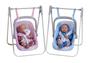 Imagem de Baby Doll Swing e transportador portátil JC Toys Blue 2 em 1