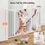 Imagem de Baby Gate COMOMY 36 Extra Tall para escadas, portas, branco