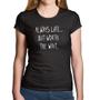 Imagem de Baby Look Algodão Always Late But Worth The Wait - Foca na Moda