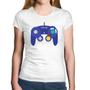 Imagem de Baby Look Algodão Controle Retrô Vídeo Game Gamepad - Foca na Moda