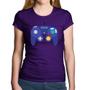 Imagem de Baby Look Algodão Controle Retrô Vídeo Game Gamepad - Foca na Moda