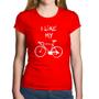 Imagem de Baby Look Algodão I Like My Bike - Foca na Moda