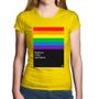 Imagem de Baby Look Algodão Rainbow is the new black - Foca na Moda