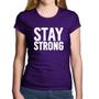 Imagem de Baby Look Algodão Stay Strong - Foca na Moda